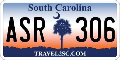 SC license plate ASR306