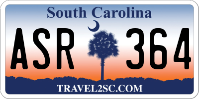 SC license plate ASR364