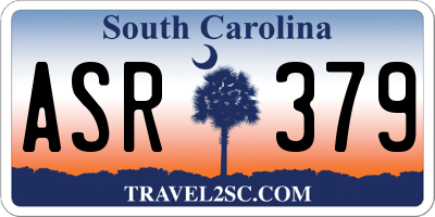 SC license plate ASR379