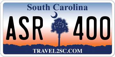 SC license plate ASR400
