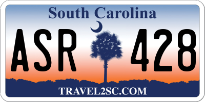 SC license plate ASR428