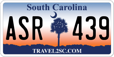 SC license plate ASR439