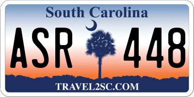 SC license plate ASR448