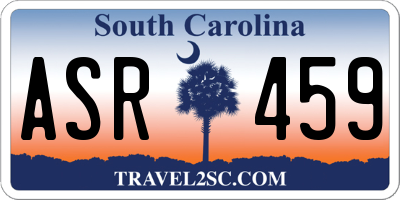 SC license plate ASR459