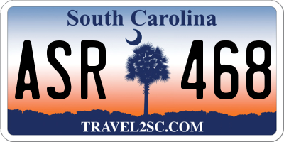 SC license plate ASR468