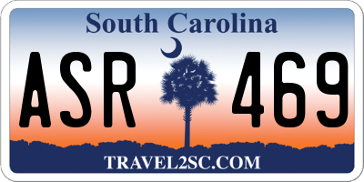 SC license plate ASR469