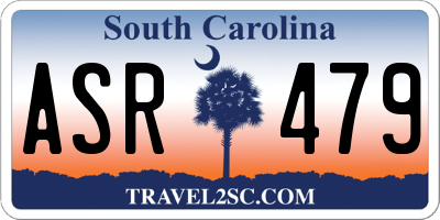 SC license plate ASR479