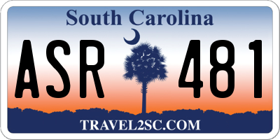 SC license plate ASR481