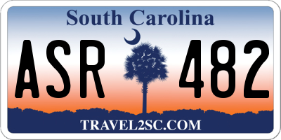 SC license plate ASR482