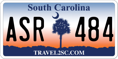 SC license plate ASR484
