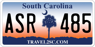 SC license plate ASR485
