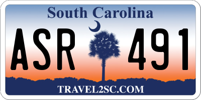SC license plate ASR491