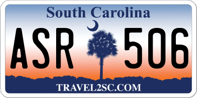 SC license plate ASR506
