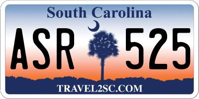 SC license plate ASR525