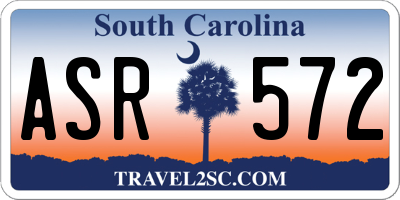 SC license plate ASR572