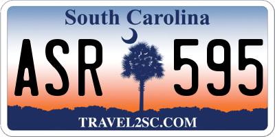 SC license plate ASR595