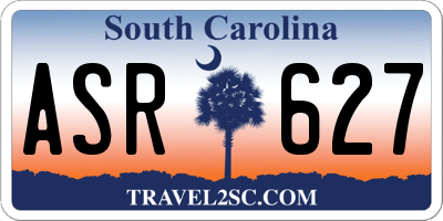 SC license plate ASR627