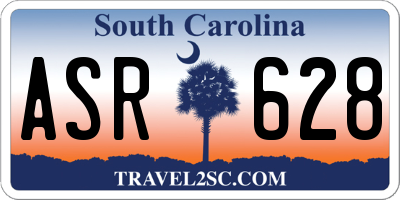 SC license plate ASR628