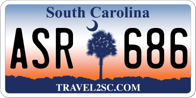 SC license plate ASR686