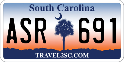 SC license plate ASR691