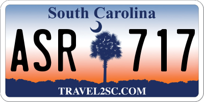 SC license plate ASR717