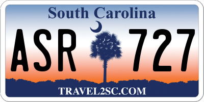 SC license plate ASR727