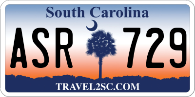 SC license plate ASR729