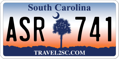 SC license plate ASR741