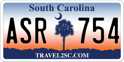 SC license plate ASR754