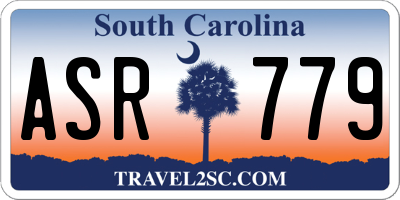 SC license plate ASR779