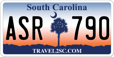 SC license plate ASR790