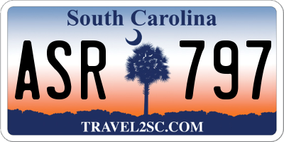 SC license plate ASR797