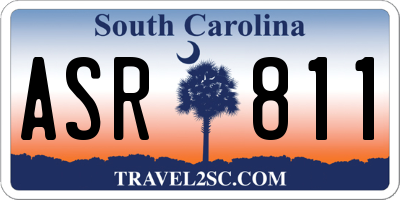 SC license plate ASR811