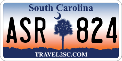 SC license plate ASR824