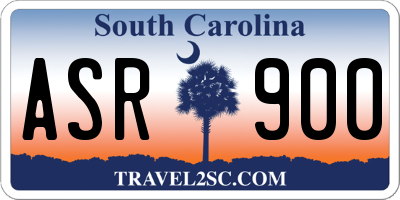SC license plate ASR900