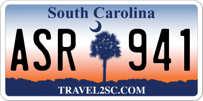 SC license plate ASR941