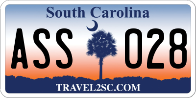 SC license plate ASS028