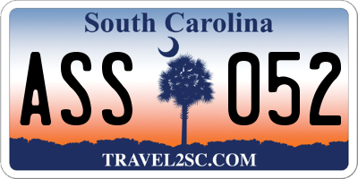 SC license plate ASS052