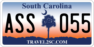 SC license plate ASS055