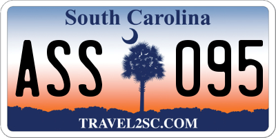 SC license plate ASS095