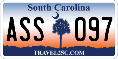 SC license plate ASS097
