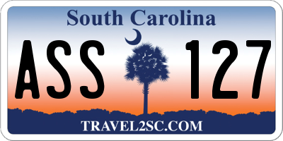SC license plate ASS127