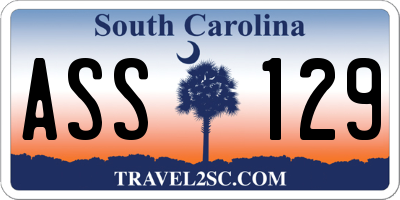 SC license plate ASS129