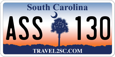 SC license plate ASS130