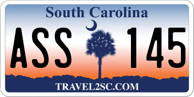 SC license plate ASS145