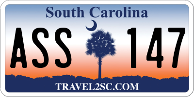 SC license plate ASS147