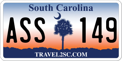 SC license plate ASS149
