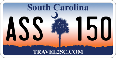 SC license plate ASS150