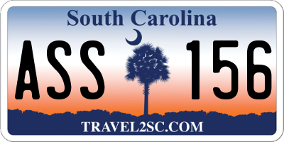 SC license plate ASS156