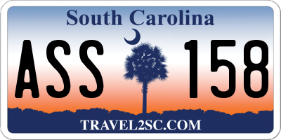 SC license plate ASS158